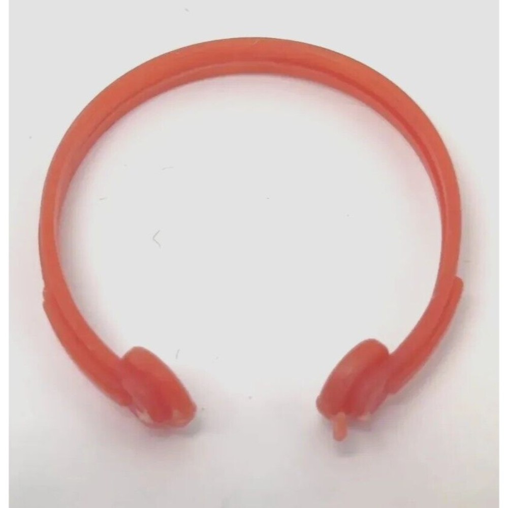 Vintage Barbie 1980s Red Headphones Replacement Doll Accessory Cordless Earphone